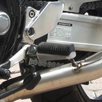 Escape compatible con Yamaha Xjr 1300 1999-2006, Trioval, Par de terminales de escape homologados, con db killer extraíbles y tubos de conexión específicos 
