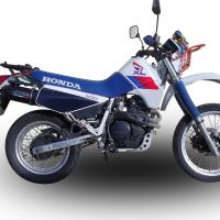 Escape compatible con Honda Xl 600 Lm-Rm 1985-1989, Furore Poppy, Escape legal, homologado, silenciador con db killer desmontable y tubo de conexión específico 