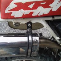 Escape compatible con Honda Xr 600 R 1988-1998, Trioval, Escape legal, homologado, silenciador con db killer desmontable y tubo de conexión específico 