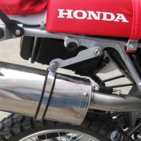 Escape compatible con Kawasaki Klr 650 1988-2025, Trioval, Escape racing, silencioso con tubo de conexión 