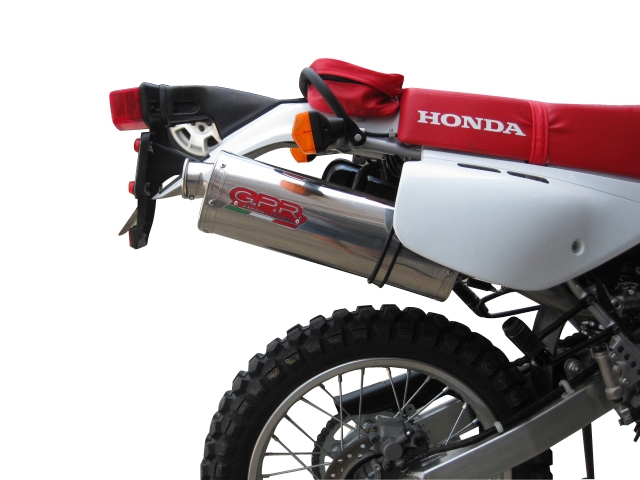 Escape compatible con Kawasaki Klr 650 1988-2025, Trioval, Escape racing, silencioso con tubo de conexión 