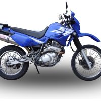 Escape compatible con Yamaha Xt 600 - E - K 1985-2002, Trioval, Escape legal, homologado, silenciador con db killer desmontable y tubo de conexión específico 
