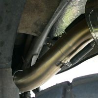 Escape compatible con Yamaha Xtz 660 Teneré 1991-1998, Trioval, Escape legal, homologado, silenciador con db killer desmontable y tubo de conexión específico 