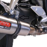 Escape compatible con Yamaha Fz.1 - Fazer 1000 2006-2014, Deeptone Inox, Escape legal, homologado, silenciador con db killer desmontable y tubo de conexión específico 