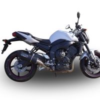 Escape compatible con Yamaha Fz.1 - Fazer 1000 2006-2014, Furore Nero, Escape legal, homologado, silenciador con db killer desmontable y tubo de conexión específico 