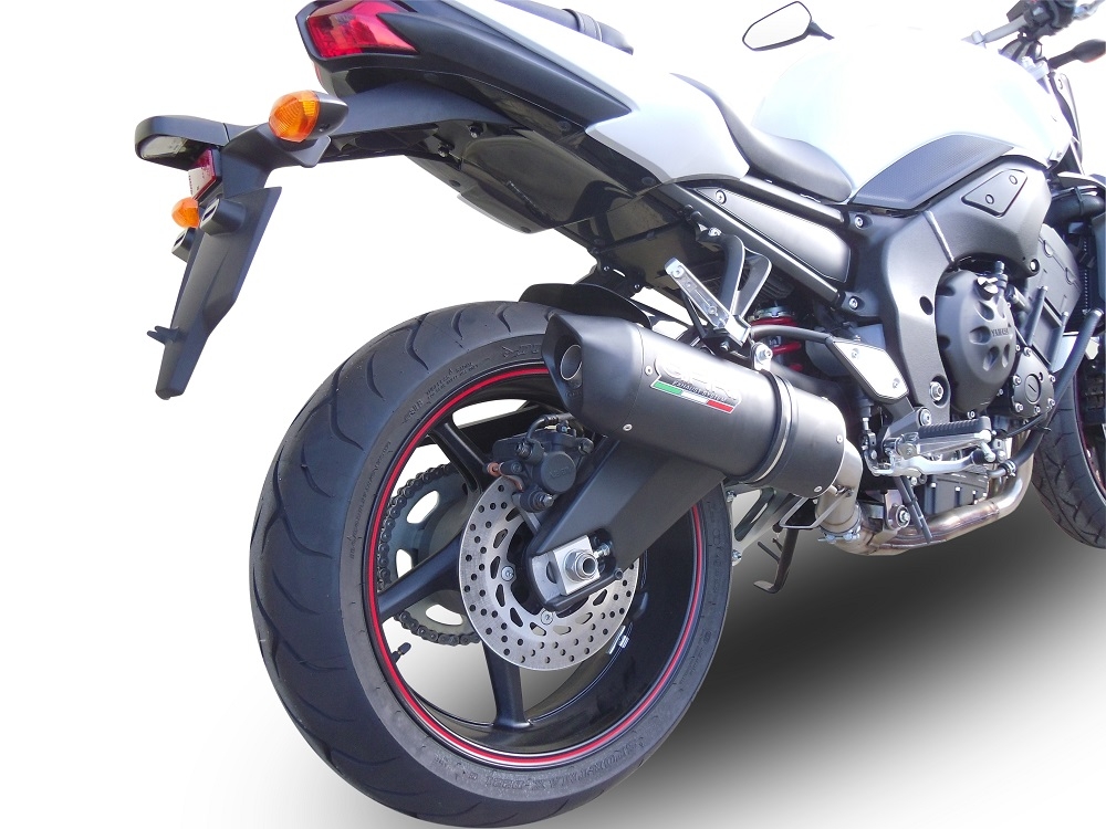 Escape compatible con Yamaha Fz.1 - Fazer 1000 2006-2014, Furore Nero, Escape legal, homologado, silenciador con db killer desmontable y tubo de conexión específico 