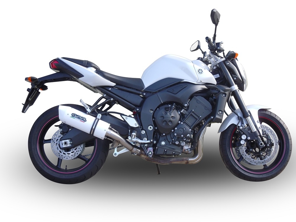 Escape compatible con Yamaha Fz.1 - Fazer 1000 2006-2014, Albus Ceramic, Escape legal, homologado, silenciador con db killer desmontable y tubo de conexión específico 