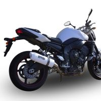 Escape compatible con Yamaha Fz.1 - Fazer 1000 2006-2014, Albus Ceramic, Escape legal, homologado, silenciador con db killer desmontable y tubo de conexión específico 
