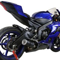 Escape compatible con Yamaha Yzf R6 2017-2025, M3 Black Titanium, Escape legal, homologado, silenciador con db killer desmontable y tubo de conexión específico 