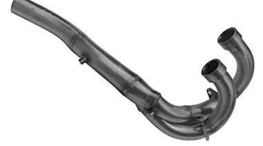 Escape compatible con Aeon Cobra 420 2022-2023, Decatalizzatore, Tubo supresor de catalizador 