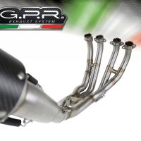 Escape compatible con Yamaha Yzf R6 2017-2024, M3 Titanium Natural, Escape racing, linea completa, suministrado con colector especifico, articulo sin homologacion 