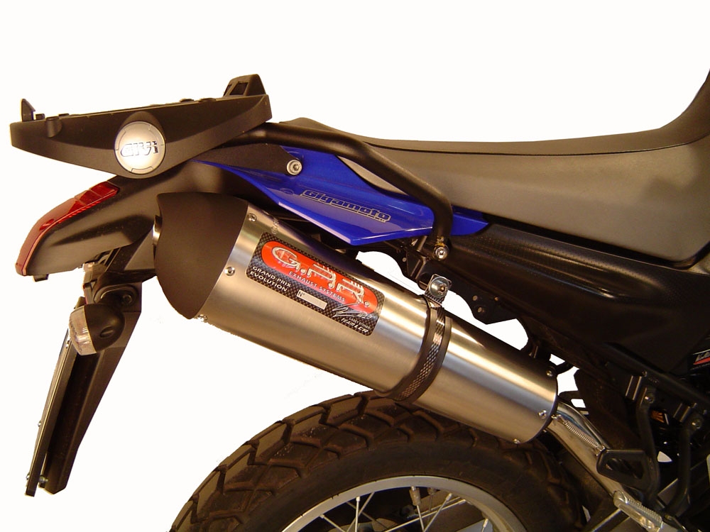GPR escape compatible con Yamaha Xt 660 X-R  2004-2014, Trioval, Par de terminales de escape homologados, con db killer extraíble, catalizadores y tubo de conexión específico 