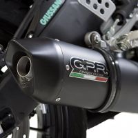 Escape compatible con Yamaha Yzf-R 125 2017-2018, Furore Evo4 Nero, Escape completo, no legal para países de la UE, con db killer extraíble 