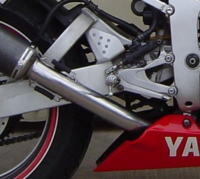 Escape compatible con Yamaha Yzf 600 R Thundercat 1996-2003, Trioval, Escape legal, homologado, silenciador con db killer desmontable y tubo de conexión específico 