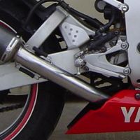 Escape compatible con Yamaha Yzf 600 R Thundercat 1996-2003, Trioval, Escape legal, homologado, silenciador con db killer desmontable y tubo de conexión específico 