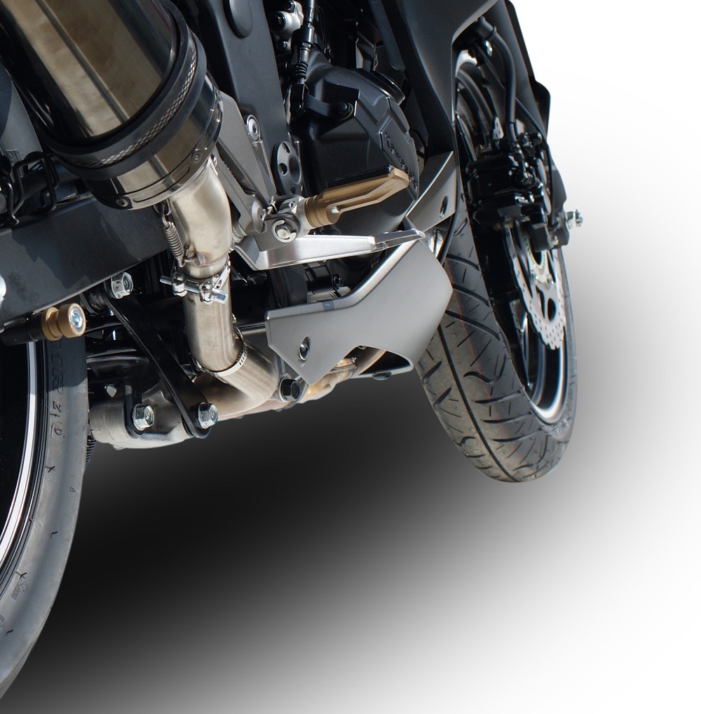 Escape compatible con Kawasaki Z 300 2014-2017, M3 Inox , Escape legal, homologado, silenciador con db killer desmontable y tubo de conexión específico 
