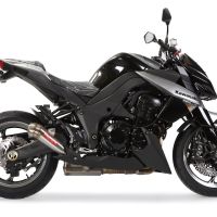 Escape compatible con Kawasaki Z 1000 Sx 2017-2020, Powercone Evo, Par de terminales de escape homologados, con db killer extraíbles y tubos de conexión específicos 
