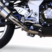 Escape compatible con Kawasaki Z 1000 2007-2009, M3 Inox , Par de terminales de escape homologados, con db killer extraíbles y tubos de conexión específicos 