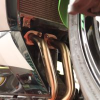 Escape compatible con Kawasaki Ninja 500 2023-2025, Decatalizzatore, Tubo supresor de catalizador 