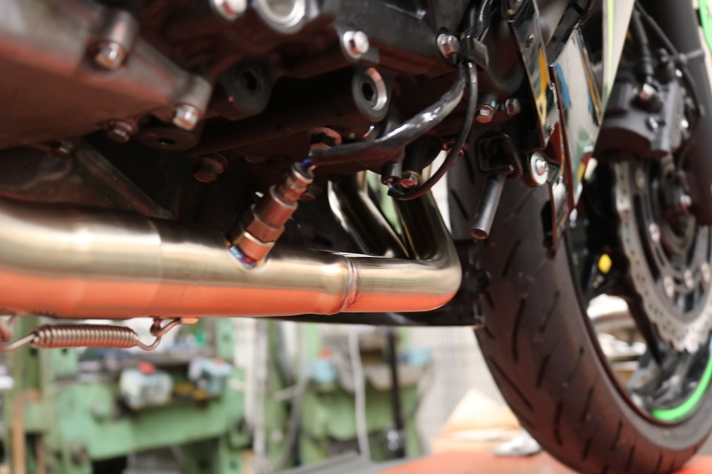 Escape compatible con Kawasaki Ninja 500 2023-2025, Decatalizzatore, Tubo supresor de catalizador 