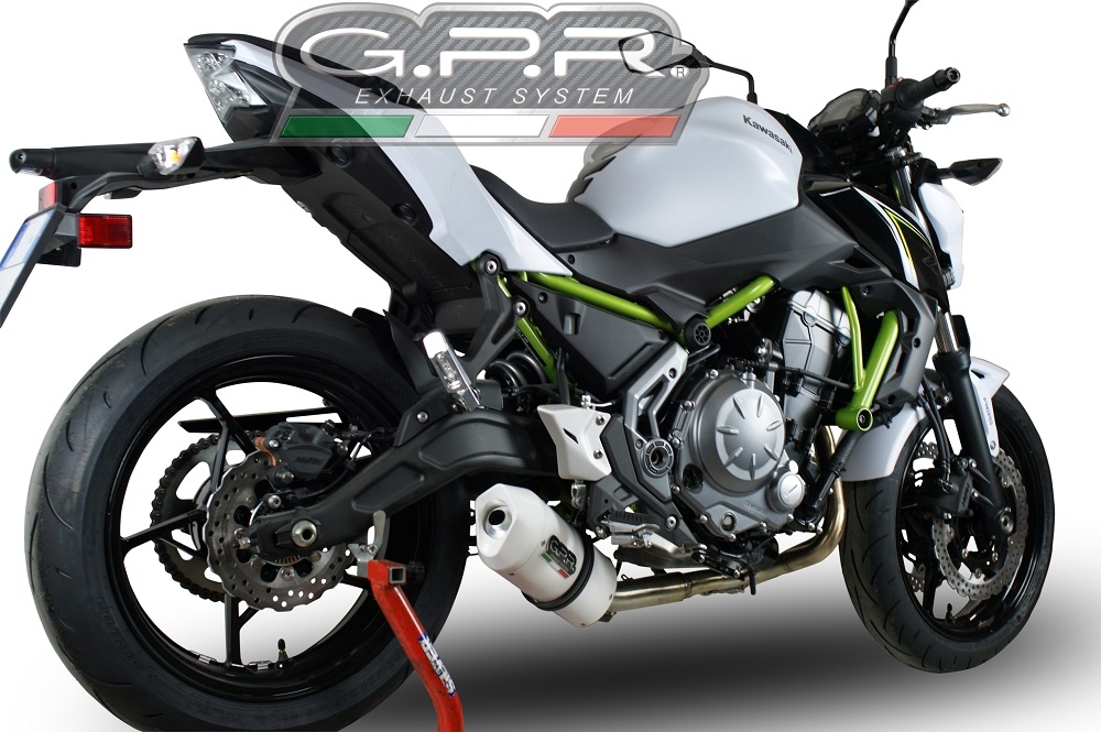 Escape compatible con Kawasaki Z 650 2021-2022, Albus Evo4, Escape completo, no legal para países de la UE, con db killer extraíble 