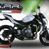 Escape compatible con Kawasaki Z 650 650 2023-2024, Furore Evo4 Nero, Escape completo, no legal para países de la UE, con db killer extraíble 