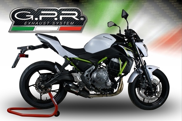 Escape compatible con Kawasaki Z 650 650 2023-2024, Gpe Ann. Poppy, Escape completo, no legal para países de la UE, con db killer extraíble 