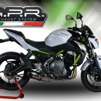 Escape compatible con Kawasaki Z 650 650 2023-2024, Gpe Ann. titanium, Escape completo, no legal para países de la UE, con db killer extraíble 