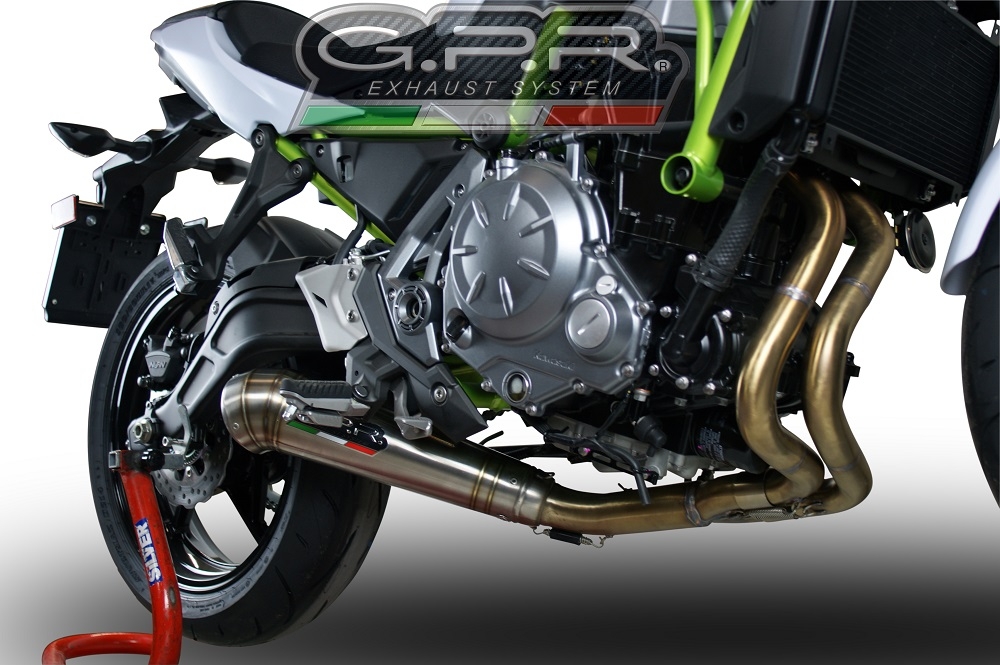 Escape compatible con Kawasaki Z 650 2021-2022, Powercone Evo, Escape completo, no legal para países de la UE, con db killer extraíble 