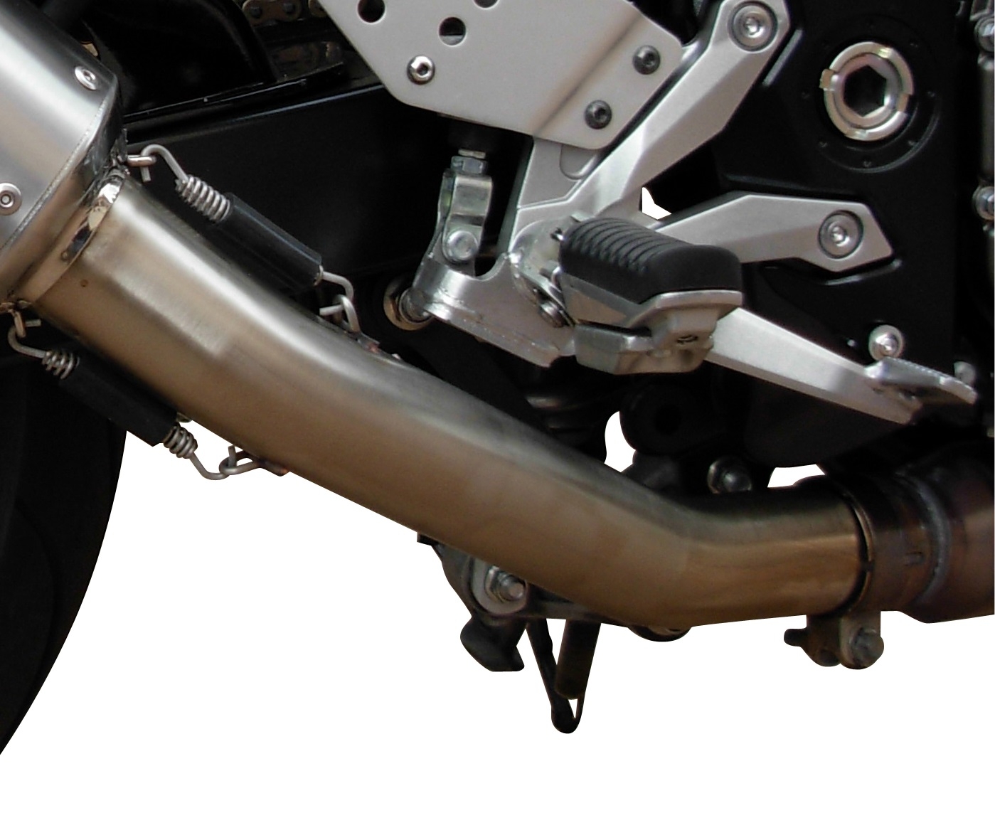 Escape compatible con Kawasaki Z 750 - R 2007-2014, M3 Poppy , Escape legal, homologado, silenciador con db killer desmontable y tubo de conexión específico 