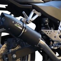 Escape compatible con Kawasaki Z 750 - R 2007-2014, Furore Nero, Escape legal, homologado, silenciador con db killer desmontable y tubo de conexión específico 
