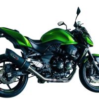 Escape compatible con Kawasaki Z 750 - S 2004-2006, Furore Nero, Escape legal, homologado, silenciador con db killer desmontable y tubo de conexión específico 
