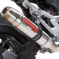 Escape compatible con Kawasaki Z 800 2009-2016, Deeptone Inox, Escape legal, homologado, silenciador con db killer desmontable y tubo de conexión específico 