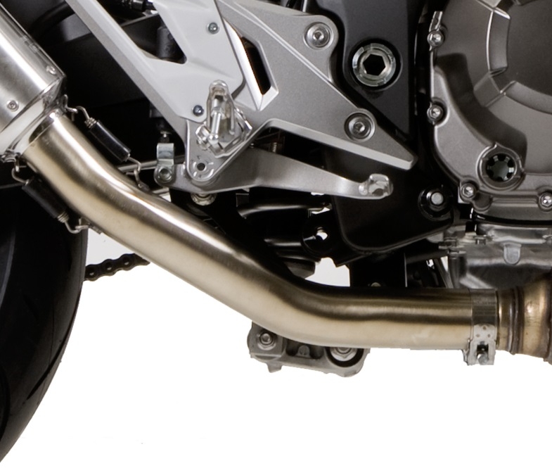 Escape compatible con Kawasaki Z 800 2009-2016, Powercone Evo, Escape legal, homologado, silenciador con db killer desmontable y tubo de conexión específico 