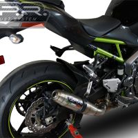 Escape compatible con Kawasaki Z 900 E 2017-2020, Deeptone Inox, Escape legal, homologado, silenciador con db killer desmontable y tubo de conexión específico 