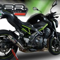Escape compatible con Kawasaki Z 900 E 2017-2020, Deeptone Inox, Escape legal, homologado, silenciador con db killer desmontable y tubo de conexión específico 