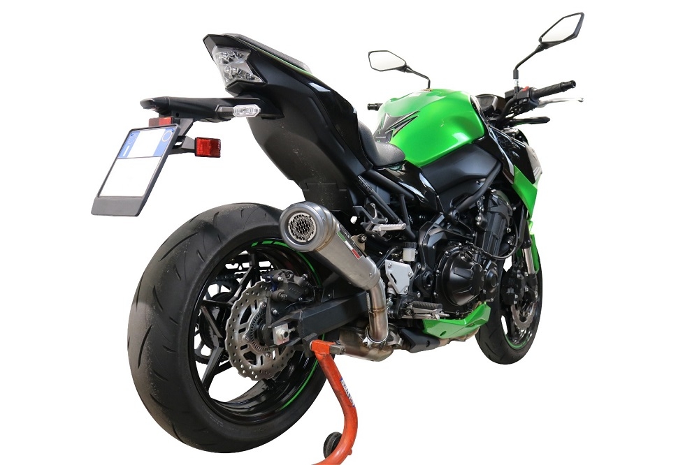Escape compatible con Kawasaki Z 900 2020-2020, Powercone Evo, Escape legal, homologado, silenciador con db killer desmontable y tubo de conexión específico 