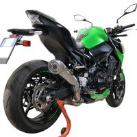 Escape compatible con Kawasaki Z 900 2020-2020, Powercone Evo, Escape legal, homologado, silenciador con db killer desmontable y tubo de conexión específico 
