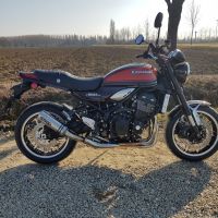Escape compatible con Kawasaki Z 900 RS 2018-2020, M3 Inox , Escape legal, homologado, silenciador con db killer desmontable y tubo de conexión específico 