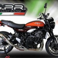 Escape compatible con Kawasaki Z 900 RS 2021-2024, Powercone Evo, Escape legal, homologado, silenciador con db killer desmontable y tubo de conexión específico 