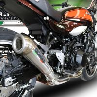Escape compatible con Kawasaki Z 900 RS 2021-2024, Powercone Evo, Escape legal, homologado, silenciador con db killer desmontable y tubo de conexión específico 
