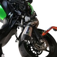 Escape compatible con Kawasaki Z 900 E 2017-2020, Gpe Ann. titanium, Escape legal, homologado, silenciador con db killer desmontable y tubo de conexión específico 