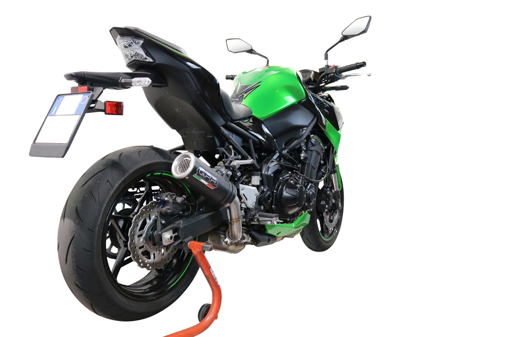 Escape compatible con Kawasaki Z 900 2020-2020, M3 Black Titanium, Escape legal, homologado, silenciador con db killer desmontable y tubo de conexión específico 