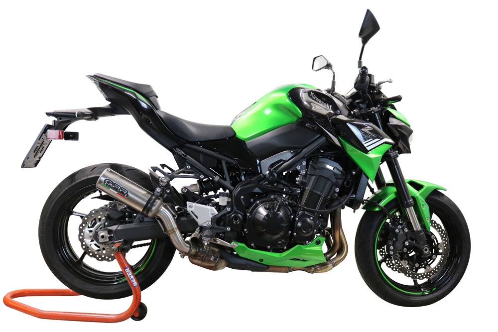 Escape compatible con Kawasaki Z 900 2020-2020, M3 Inox , Escape legal, homologado, silenciador con db killer desmontable y tubo de conexión específico 