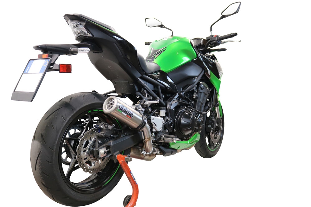 Escape compatible con Kawasaki Z 900 2020-2020, M3 Inox , Escape legal, homologado, silenciador con db killer desmontable y tubo de conexión específico 