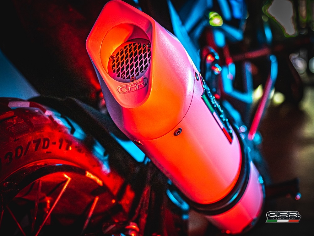 GPR escape compatible con  Zontes Zt 125 G1 - U - U1 - Z2 2020-2024, Albus Evo4, Escape completo homologado y legal,con catalizador incluido db killer extraíble 