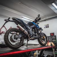 GPR escape compatible con  Zontes Zt 125 G1 - U - U1 - Z2 2020-2024, M3 Inox , Escape completo homologado y legal,con catalizador incluido db killer extraíble 