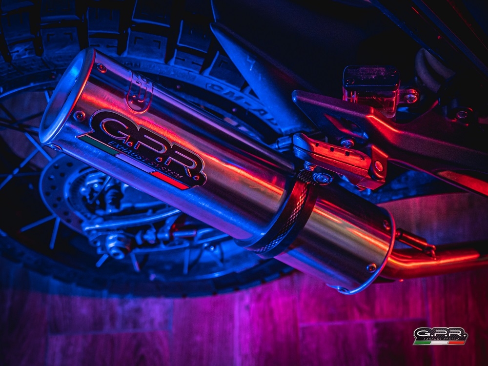 GPR escape compatible con  Zontes Zt 125 G1 - U - U1 - Z2 2020-2024, M3 Inox , Escape completo homologado y legal,con catalizador incluido db killer extraíble 