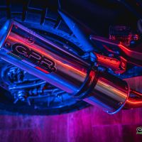 GPR escape compatible con  Zontes Zt 125 G1 - U - U1 - Z2 2020-2024, M3 Inox , Escape completo homologado y legal,con catalizador incluido db killer extraíble 