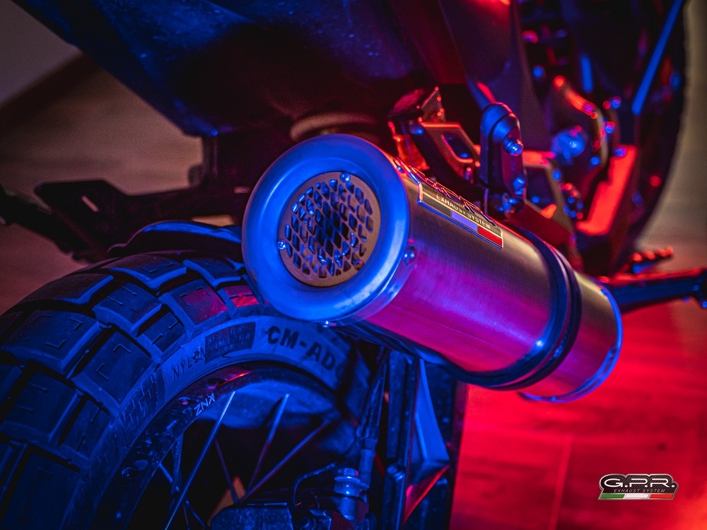 GPR escape compatible con  Zontes Zt 125 G1 - U - U1 - Z2 2020-2024, M3 Inox , Escape completo homologado y legal,con catalizador incluido db killer extraíble 